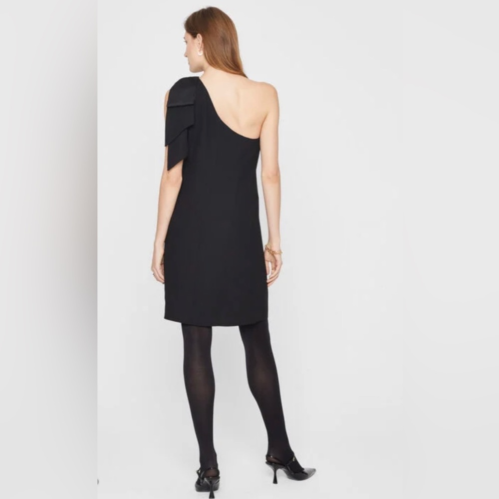 Club Monaco Karena Asymmetrical Bow Dress - Picture 3 of 9